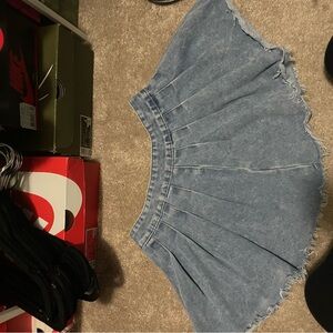 Denim Mini Skirt